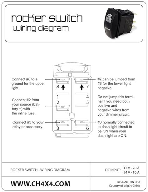 84944 Dorman Rocker Switch Wiring Diagram